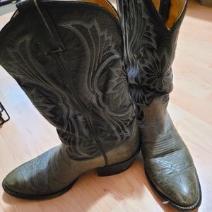 Tony Lama Mens 2 tone western boots